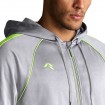 Мъжки Суичър MUSAI Afiki Jacket Light Grey/Fluor Yellow