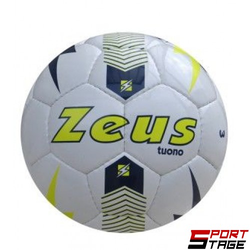 Футболна Топка ZEUS Pallone Tuono Bianco/Giallo Fluo