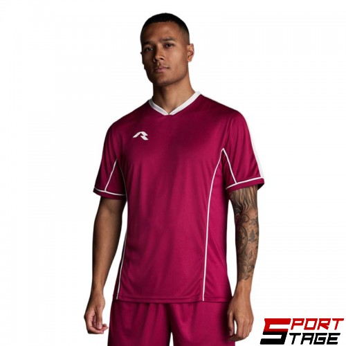 Мъжка Тениска MUSAI Afiki T-Shirt Burgundy/White