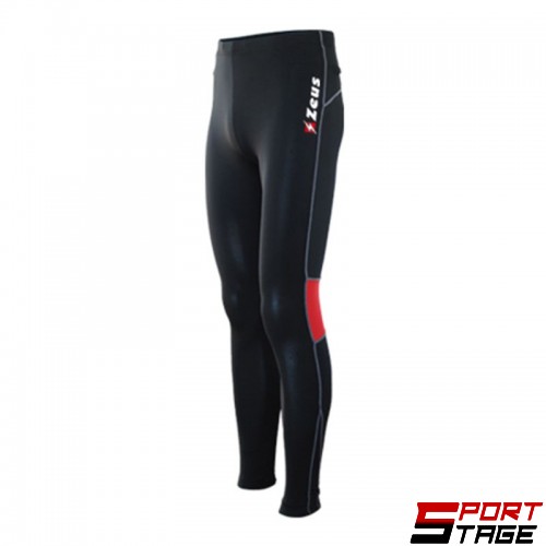 Мъжки Клин ZEUS Pantalone Fisiko Nero/Rosso