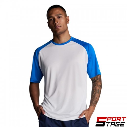 Мъжка Тениска MUSAI Ubora 2 T-Shirt White/Royal Blue