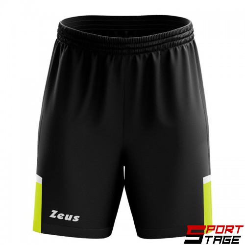 Детски Къси Панталони ZEUS Bermuda Vesuvio Nero/Giallo fluo
