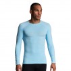 Мъжка Спортна Термо Блуза MUSAI Joto Thermal Long Sleeve T-Shirt Sky Blue