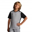 Детска Тениска MUSAI Saba Kids T-Shirt Light Grey/Black