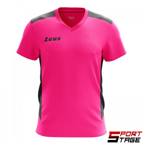 Детска Тениска ZEUS Shirt Start Pink Fluo