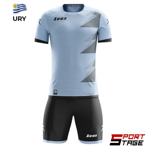 Детски Спортен Екип ZEUS Kit Mundial URY Sky/Nero