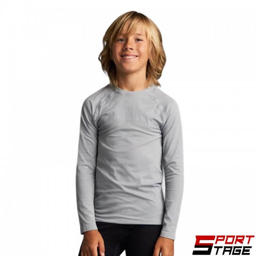 Детска Спортна Термо Блуза MUSAI Joto Thermal Long Sleeve Kids T-Shirt Light Grey