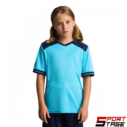 Детска Тениска MUSAI Ishi Kids T-Shirt Fluor Turquoise/Navy Blue