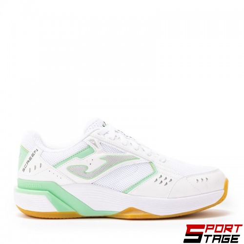 Детски Обувки За Хандбал JOMA B. Screen White/Green