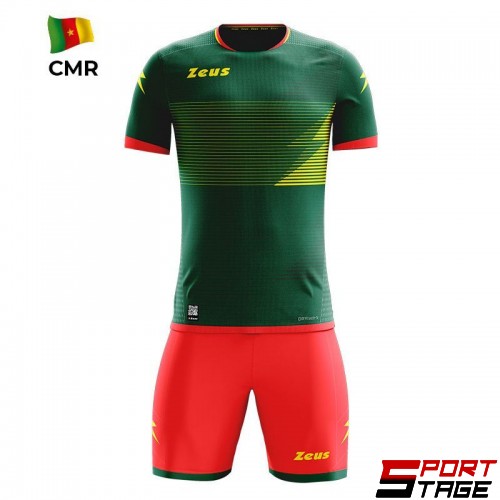 Детски Спортен Екип ZEUS Kit Mundial CMR Verde/Rosso