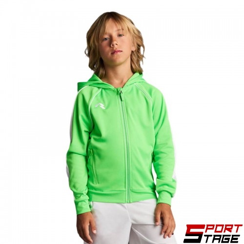 Детски Суичър MUSAI Afiki Kids Jacket Fluor Green/White