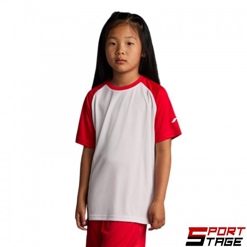 Детска Тениска MUSAI Ubora 2 Kids T-Shirt White/Red