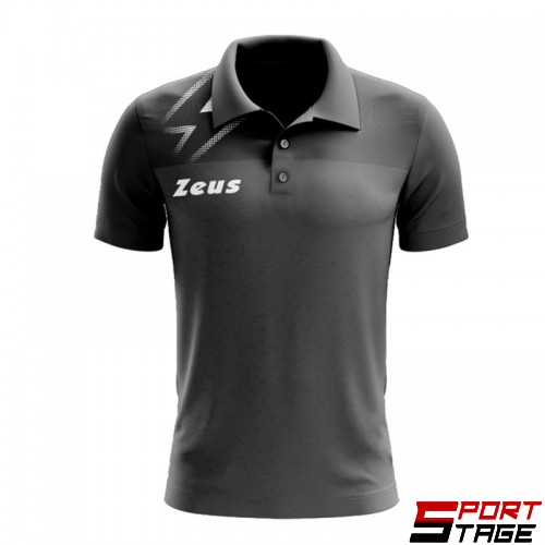 Мъжка Тениска ZEUS Polo Olympia Dark Grey