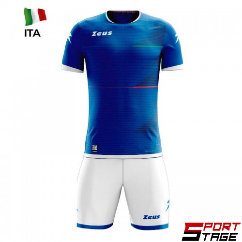 Детски Спортен Екип ZEUS Kit Mundial ITA Royal/Bianco
