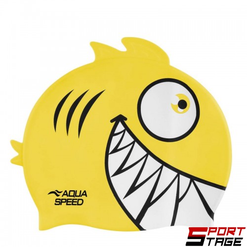 Шапка За Плуване AQUA SPEED Swim Cap Zoo Pirana 18