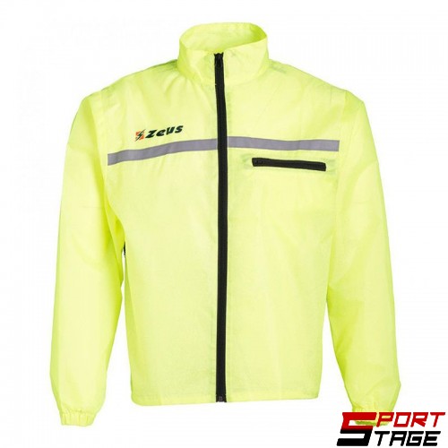 Мъжко Яке/Ветровка ZEUS K-Way Runner Manica Lunga Giallo fluo