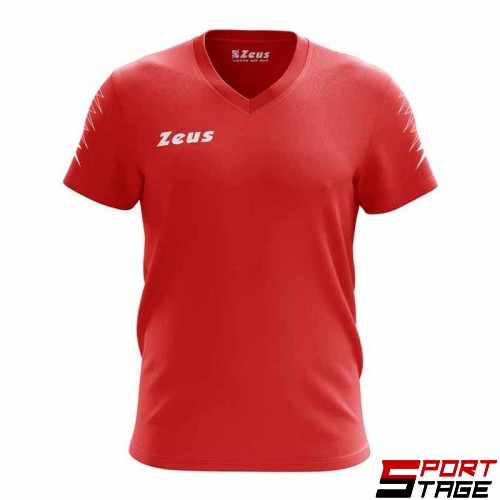 Мъжка Тениска ZEUS T-shirt Plinio Rosso/Bianco