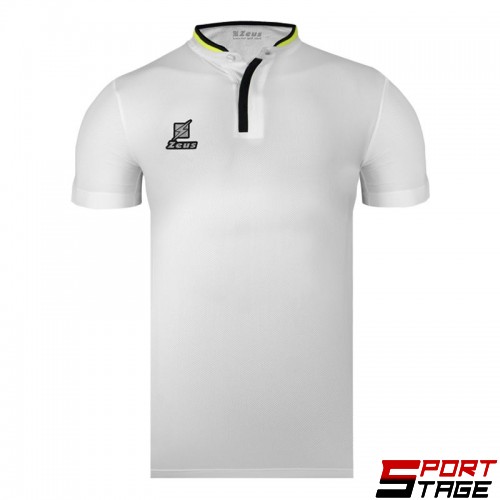 Мъжка Тениска ZEUS Polo Kreta Bianco/Nero
