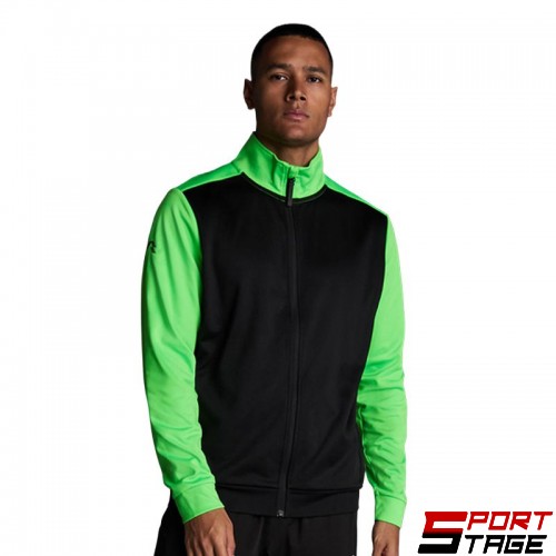 Мъжки Суичър MUSAI Saba Jacket Black/Fluor Green