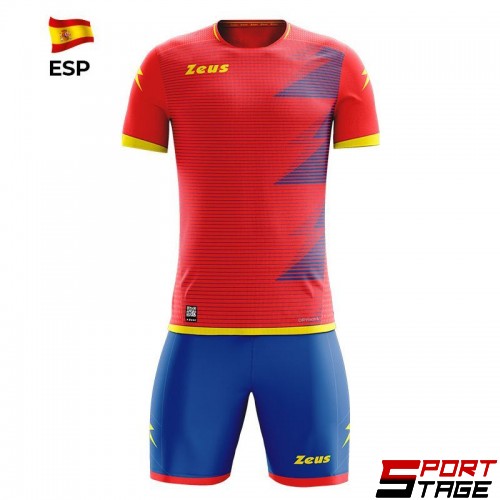 Детски Спортен Екип ZEUS Kit Mundial ESP Rosso/Giallo
