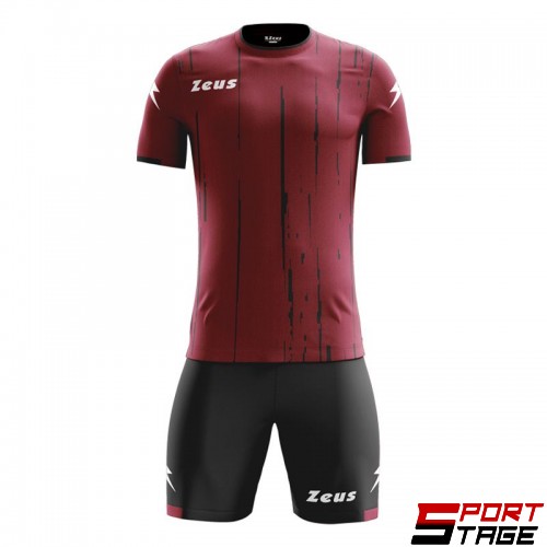 Детски Спортен Екип ZEUS Kit Bolt Granata/Nero