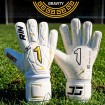 Вратарски Ръкавици RINAT Ares Gravity Joan Garcia Barcelona White/Gold