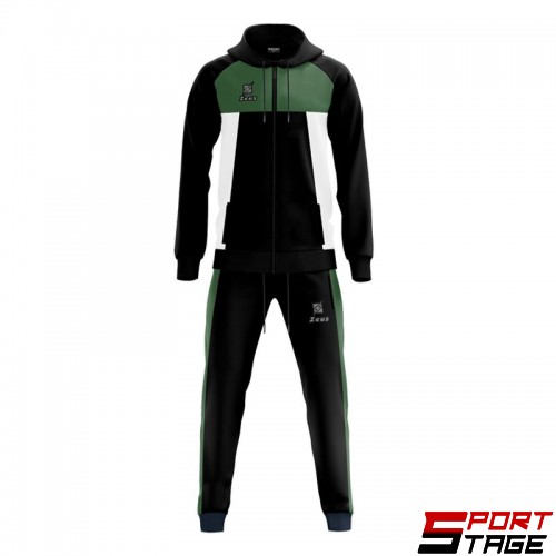 Мъжки Анцуг ZEUS Tuta Capua Nero/Verde Militare