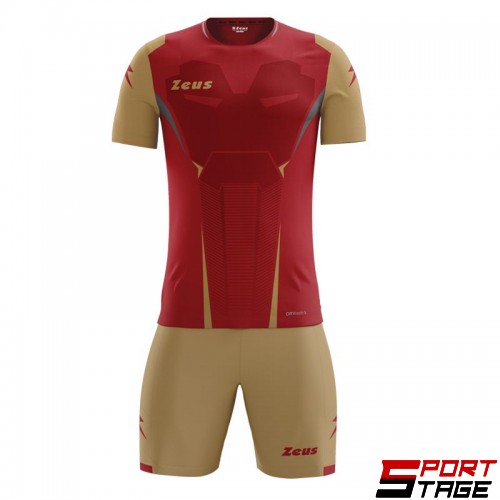 Футболен Екип ZEUS Kit Hero Rosso/Gold