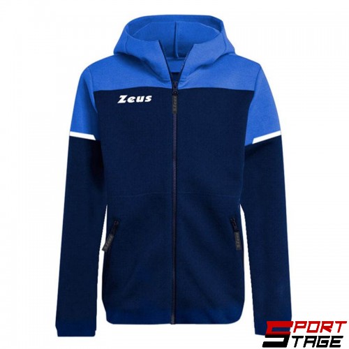 Детски Суичър ZEUS Felpa Tech Bikolor Blu/Royal