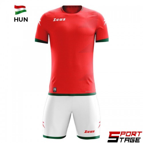 Детски Спортен Екип ZEUS Kit Mundial HUN Rosso/Bianco