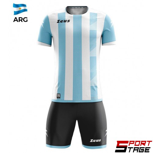 Детски Спортен Екип ZEUS Kit Mundial ARG Bianco/Sky