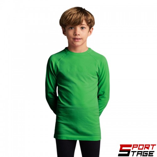 Детска Спортна Термо Блуза MUSAI Joto Thermal Long Sleeve Kids T-Shirt Fern Green