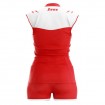 Волейболен Екип ZEUS Kit Volley Sara Slim Fit Rosso/Bianco