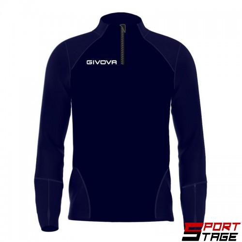 Мъжка Блуза GIVOVA Maglia Tecnica Half Zip Army 0004