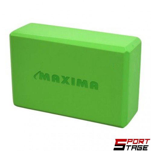 Йога блок MAXIMA, 23х15х8 см, Изработен от EVA, Светлозелен /30001501/
