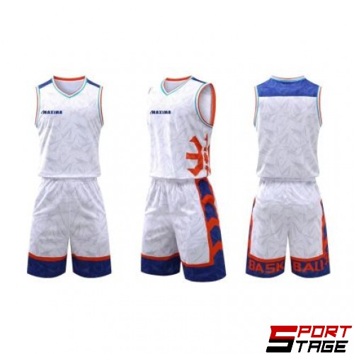Екип за баскетбол MAXIMA, Бял, Размер 34 /40024502/