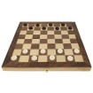 Шах, дама и табла 3 в 1 MAXIMA, Фурнир с интарзия, 34 см, Фигури 3 - 7 см /270768/
