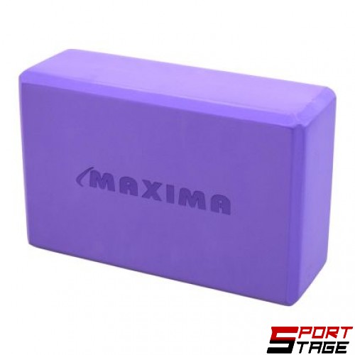 Йога блок MAXIMA, 23х15х8 см, Изработен от EVA, Лилав /30001502/