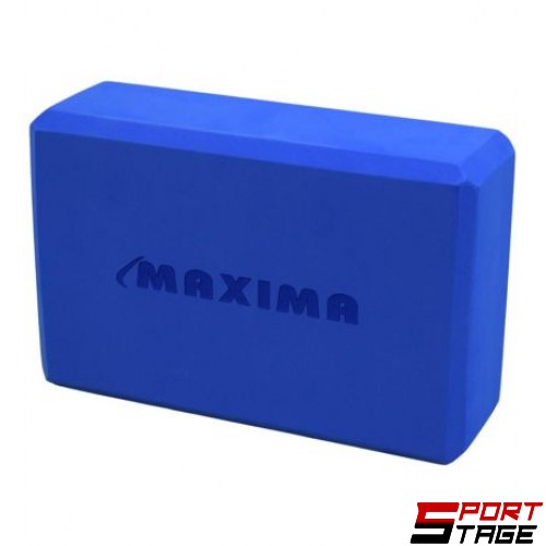 Йога блок MAXIMA, 23х15х8 см, Изработен от EVA, Син /30001507/